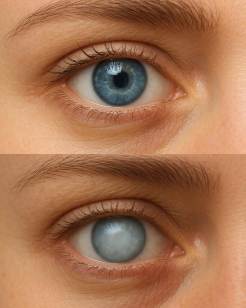 Así se ve un ojo con glaucoma